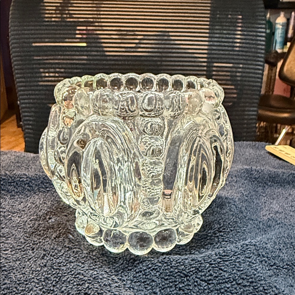 MCM Boopie  Glass Candle Holder